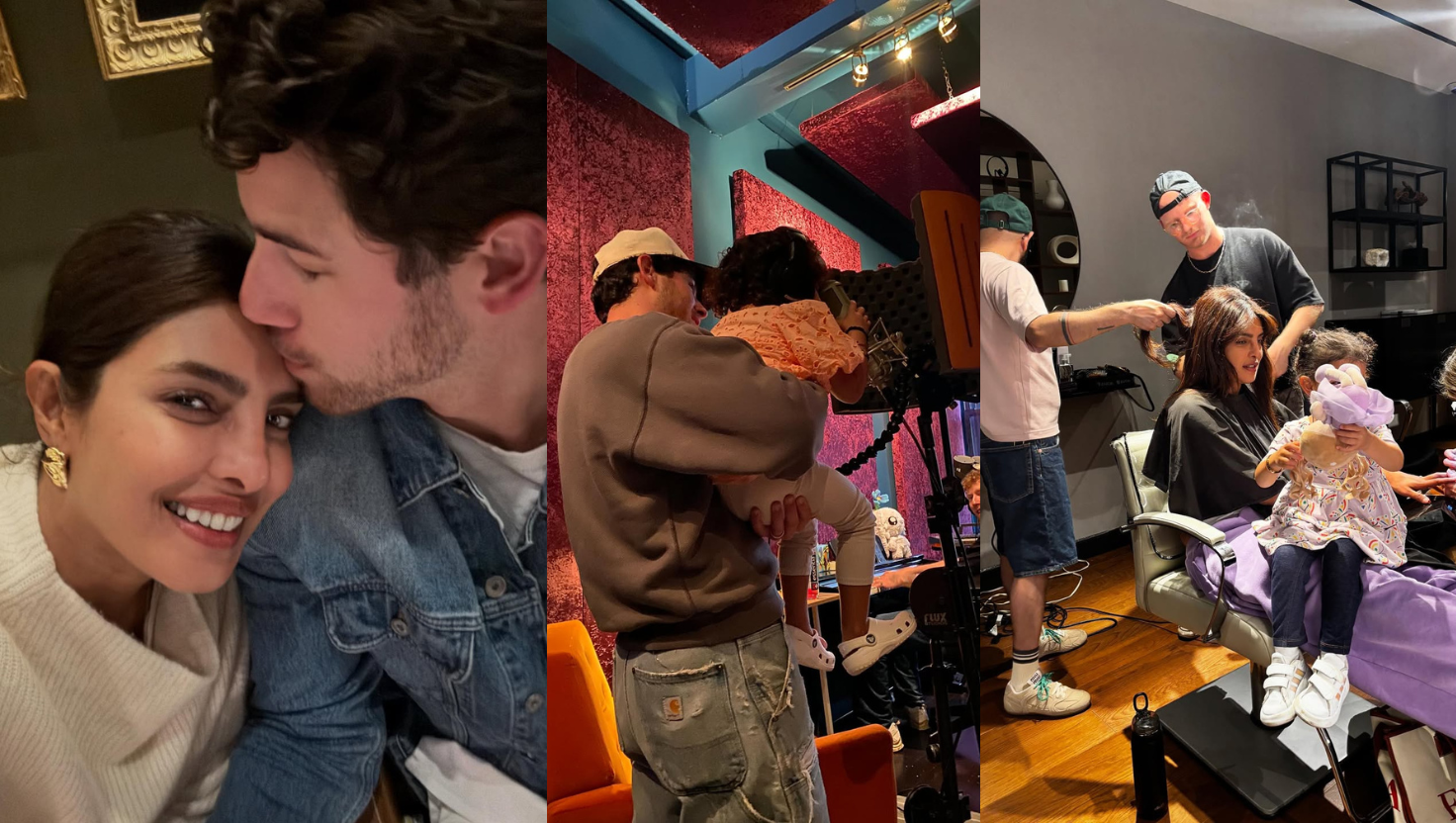 Priyanka Chopra with Nick Jonas and Malti Marie on family outing | "Image Courtesy:instagram/@priyankachopra