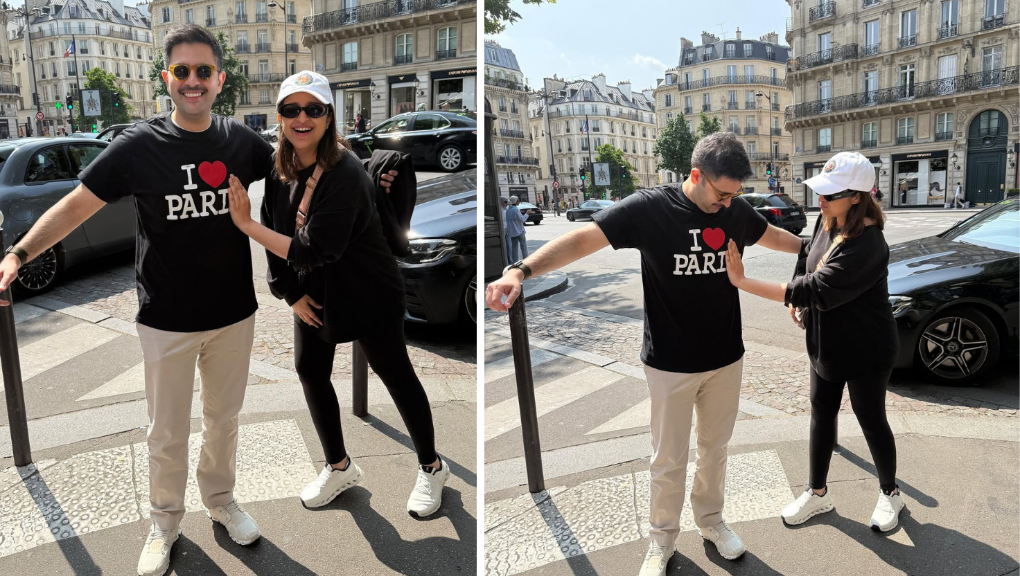 “परिणीति चोपड़ा और राघव चड्ढा पेरिस की सड़कों पर हाथों में हाथ डाले चलते हुए | "Image Courtesy:instagram/@raghavchadha88