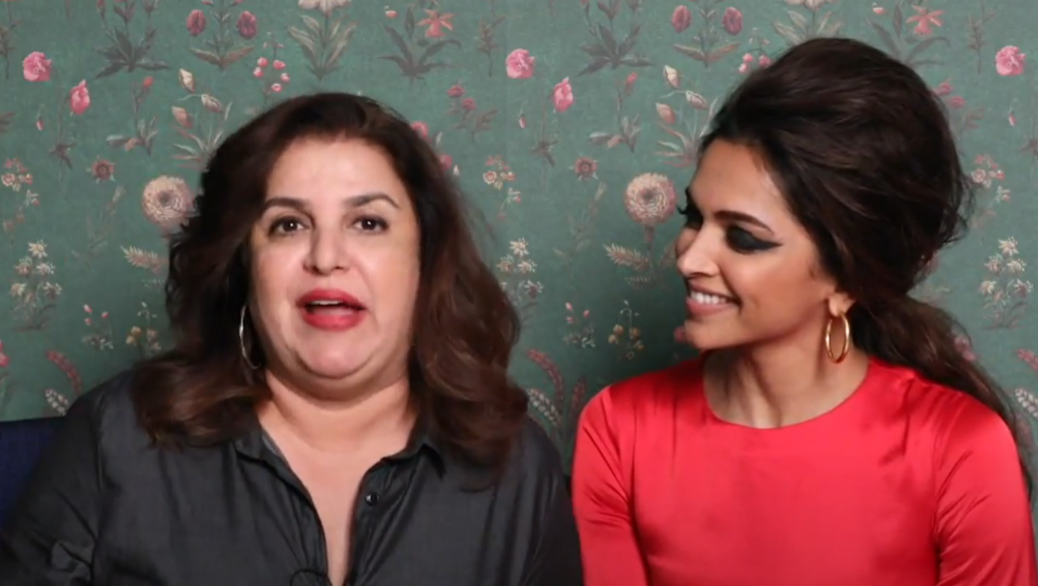 Deepika Padukone and Farah Khan behind the scenes | "Image Courtesy:instagram/@farahkhankunder