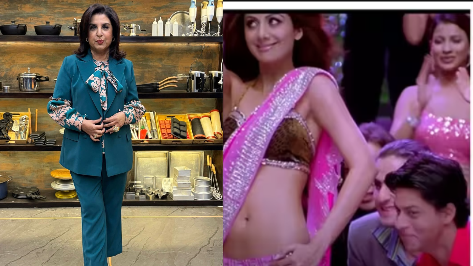 Farah Khan and Shilpa Shetty की साड़ी की लंबाई को लेकर ओम शांति ओम की शूटिंग रोक दी। यहां जानिए शाहरुख | "Image Courtesy:Instagram/@farahkhankunder