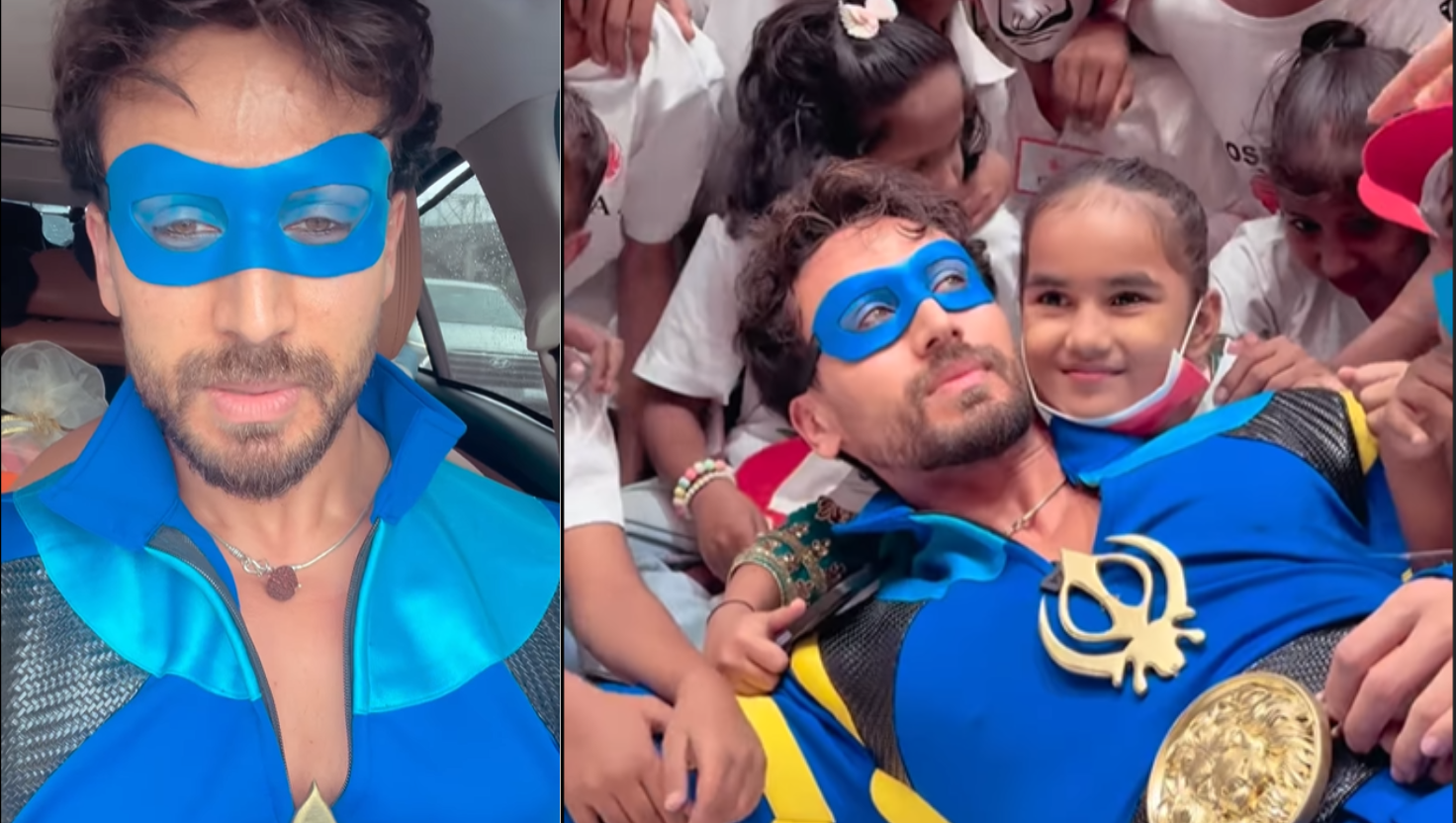 टाइगर श्रॉफ द्वारा कैंसर रोगियों के लिए फ्लाइंग जट्ट कॉस्ट्यूम पहनने पर इंटरनेट पर हंगामा : 'वह असली सुपरहीरो के साथ खड़े थे' | "Image Courtesy:Instagram/@tigerjackieshroff