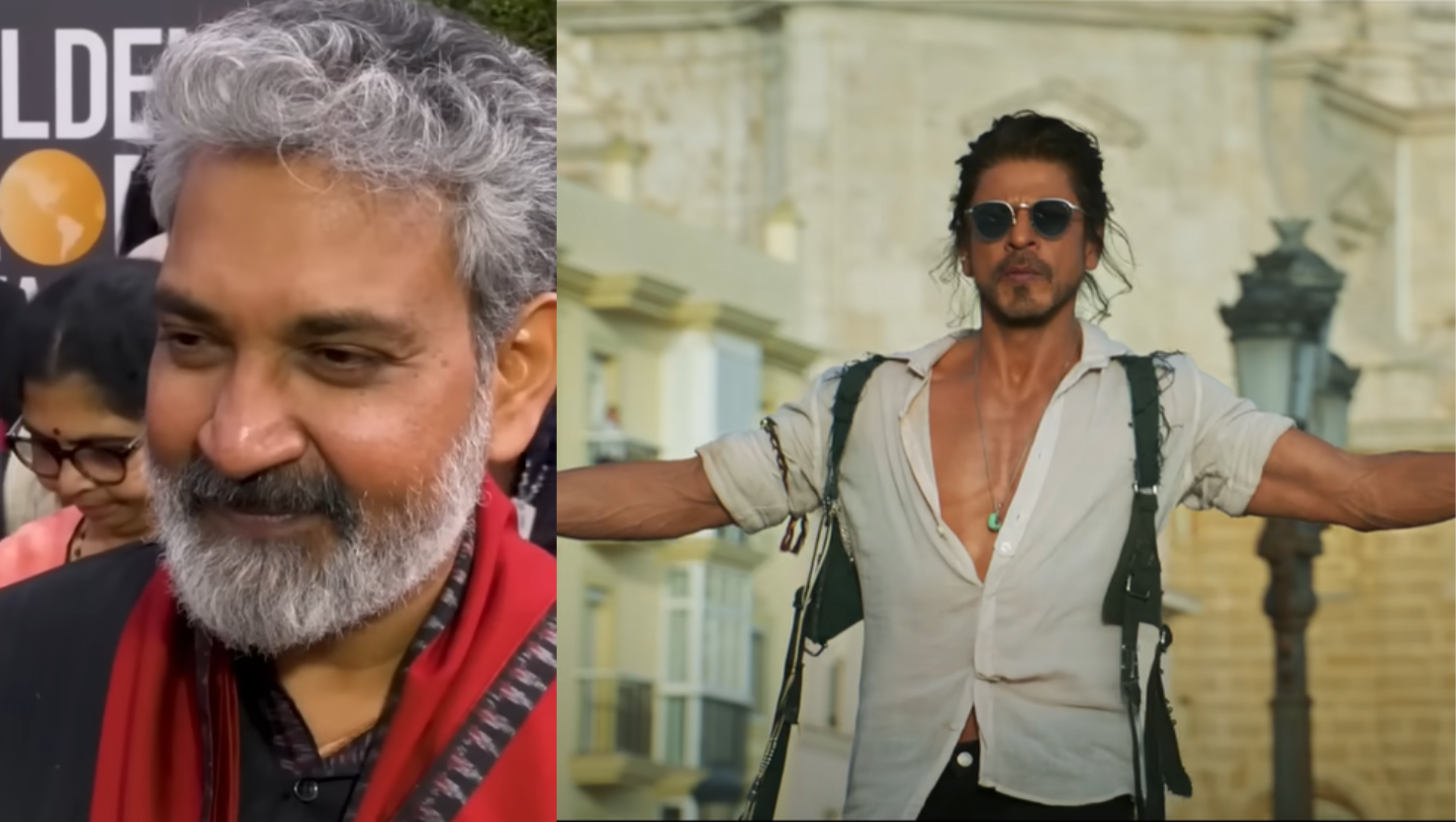 (Photo: YouTube Screengrab/ YRF Official, एसएस राजामौली की 'एसएसएमबी 29' और शाहरुख़ खान की 'पठान')