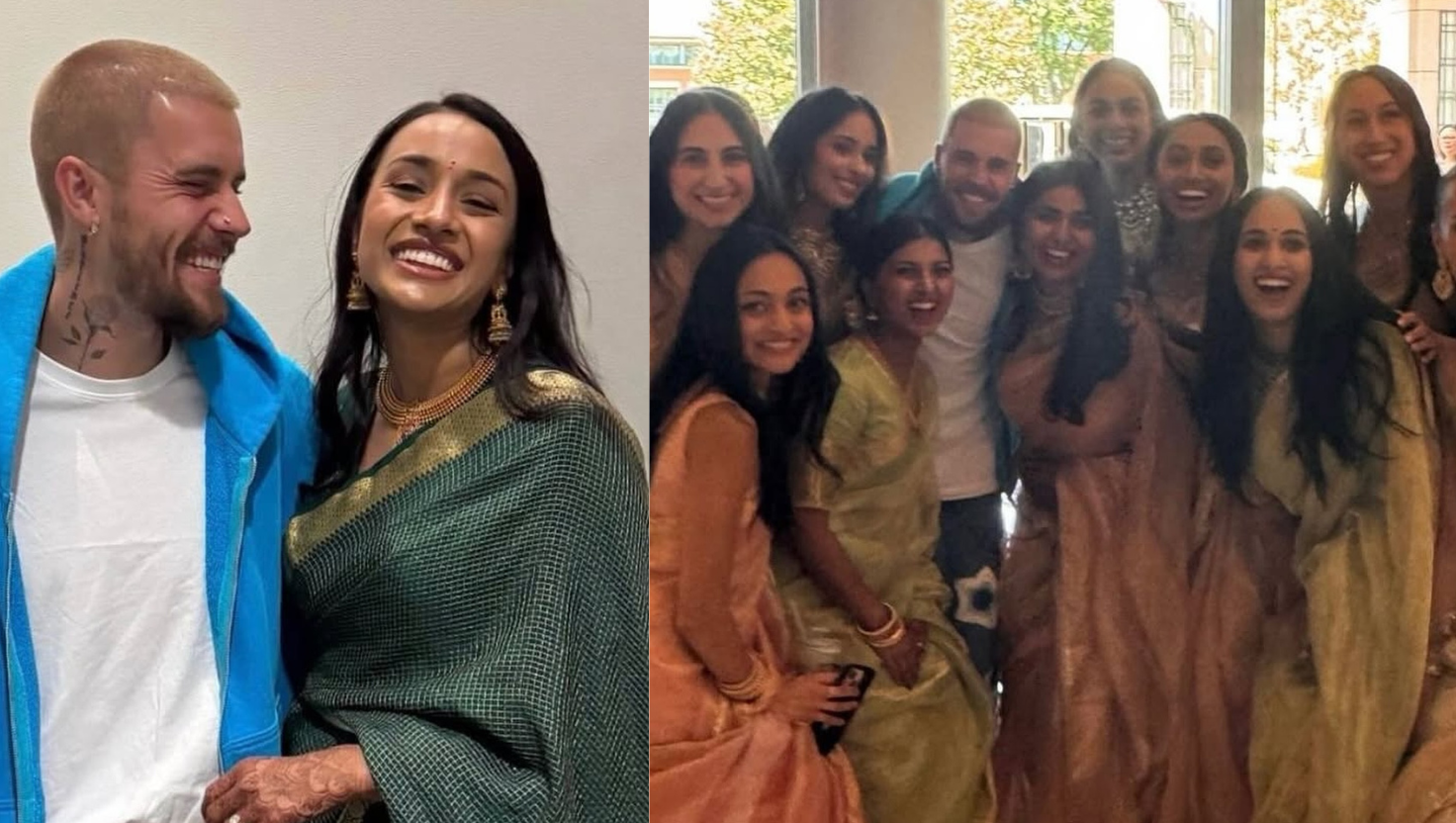 “जस्टिन बीबर भारतीय दुल्हन को शादी के दिन सरप्राइज देते हुए”)Image Courtesy: Instagram / @justinstournews