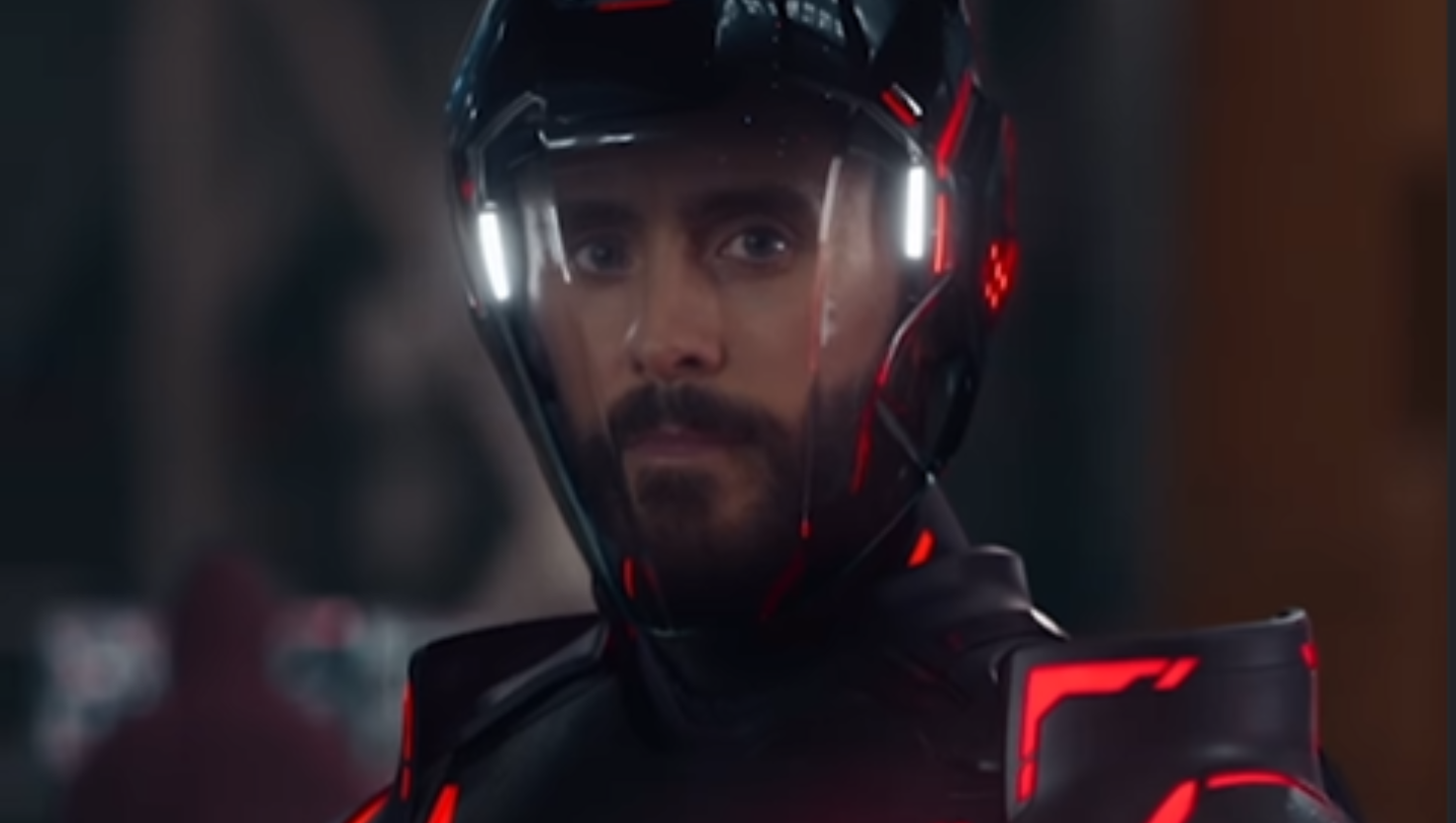 Tron Ares futuristic light cycle VFX sequence | "Image Courtesy:instagram/@jaredleto