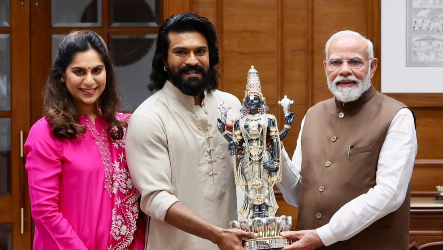 “Ram Charan appreciation letter to PM Modi” | "Image Courtesy:instagram/@alwaysramcharan