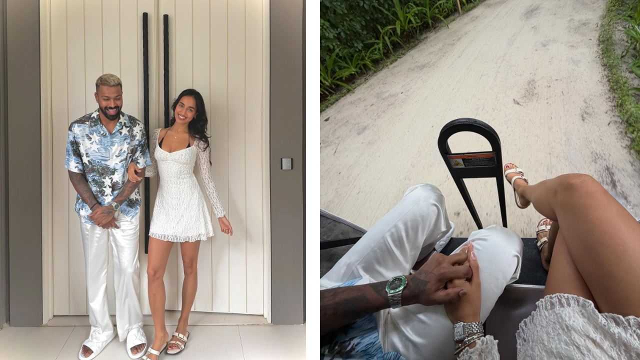 Hardik Pandya girlfriend Mahieka Sharma vacation photo | "Image Courtesy:instagram/@hardikpandya93