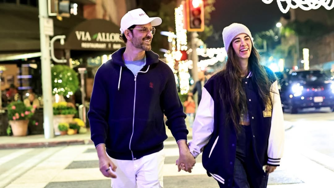 Hrithik Roshan Saba Azad enjoying Beverly Hills vacation | "Image Courtesy:instagram/@hrithikroshan