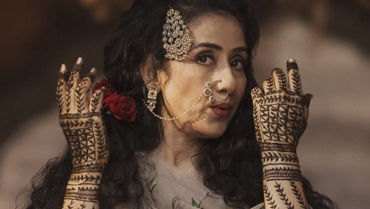 Manisha Koirala on film set with Sanjay Leela Bhansali | "Image Courtesy:instagram/@m_koirala