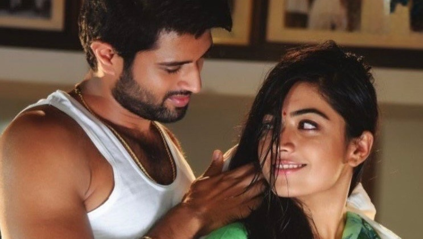 Rashmika Mandanna Engagement Outfit – “Rashmika Mandanna हल्के रंग की ड्रेस में सगाई के दौरान। "Image Courtesy:instagram/@rashmika_mandanna