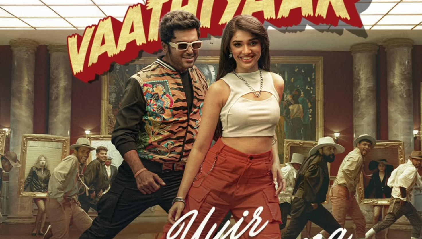 “Vaa Vaathiyaar Karthi action scene poster” | Image Courtesy:instagram/@studiogreen_official