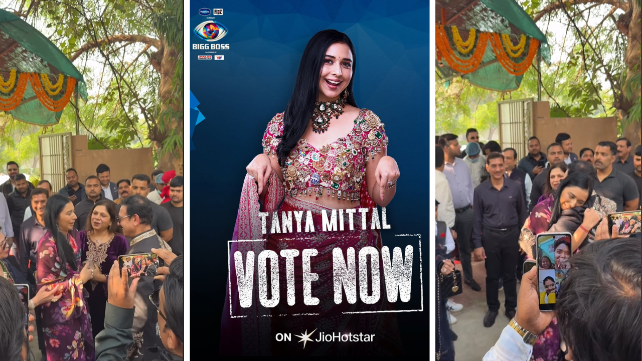 "Image Courtesy:instagram/@tanyamittalofficial Tanya Mittal crying after meeting her father in Bigg Boss 19